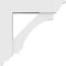 Ekena Millwork Standard Imperial Architectural Grade PVC Bracket With Traditional Ends, 5"W x 16"D x 16"H BKTP05X16X16IMP01 - alternate 2